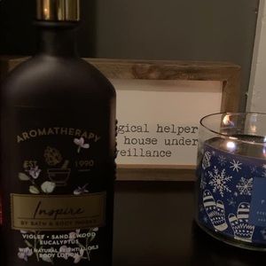 nwot bath and body works aromatherapy lotion